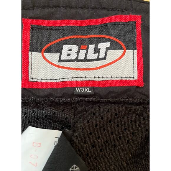 Bilt Men's Size 3XL Black Athletic Motorcycle Pants - Picture 2 of 8